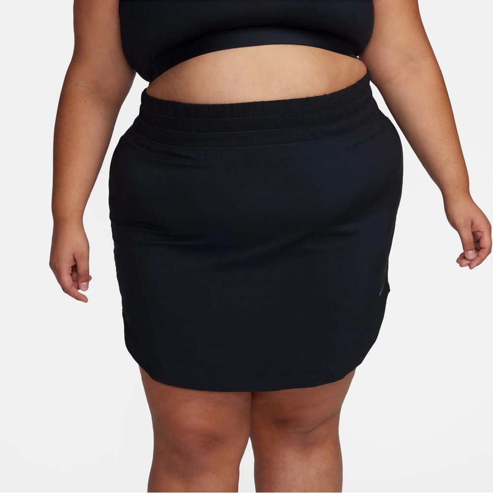 NWT Nike One Ultra High-Waisted Skort Black Plus Size 3X
